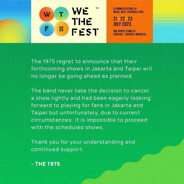 The 1975 Batal ke Jakarta