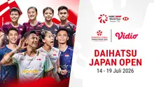 Daihatsu Japan Open 2026 di Vidio. (doc. vidio)