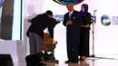 Djohar Arifin Husin membuka kongres PSSI dengan memukul gong (PSSI.org)