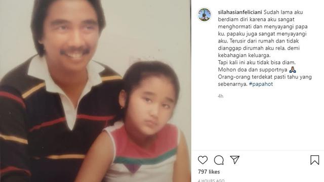 Hotma Sitompul (Foto: Instagram/@silahasianfeliciani)