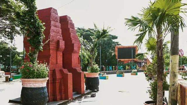 Taman Benteng Pancasila Mojokerto. (Liputan6.com/ ist)