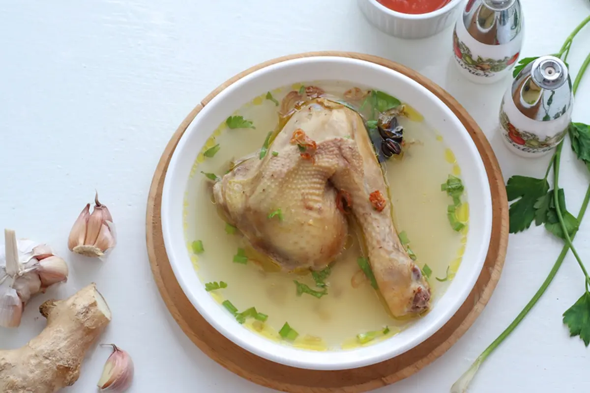 sup ayam jahe