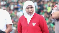 Gubernur Jawa Timur, Khofifah Indar Parawansa. (Bola.com/Aditya Wany)