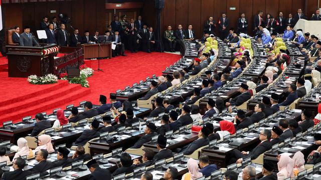 Presiden Prabowo Subianto Sampaikan Pidato Kenegaraan pada Sidang Tahunan MPR
