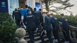 Lokasi yang digunakan untuk karantina para atlet e-sports sama dengan yang digunakan untuk  pemusatan buat Timnas Prancis. (AFP/Lucas Barioulet)