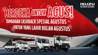 Rayakan Bulan Kemerdekaan, Isuzu Bagi-bagi Cashback Selama Bulan Agustus! Cek Syarat dan Ketentuannya