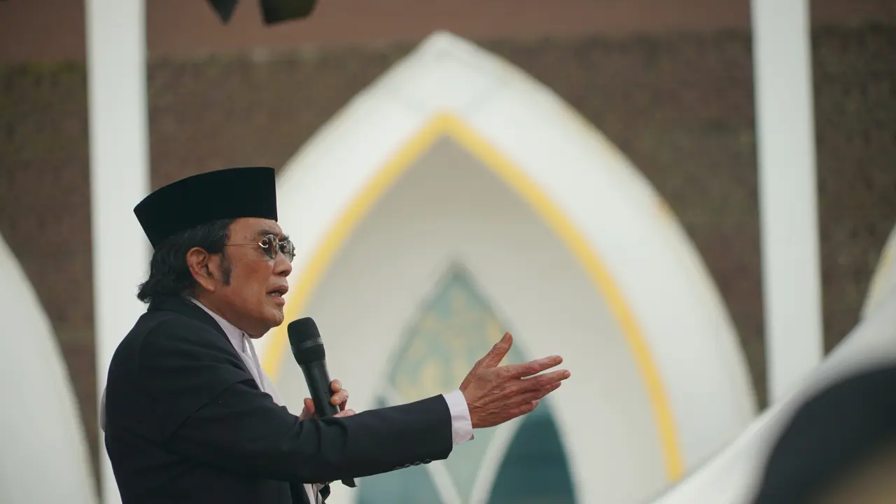 Rhoma Irama dalam tabligh akbar di Bengkulu