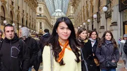 Melalui akun Instagramnya, ternyata Chen memiliki hobi jalan-jalan lho. Sudah banyak tempat yang pernah dikunjungi Chen, salah satunya adalah Italy. (Liputan6.com/IG/@chengiovanis)