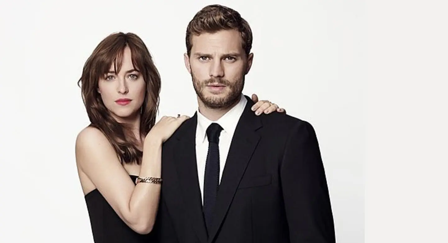 Dakota Johnson dan lawan mainnya, Jamie Dornan (E!)