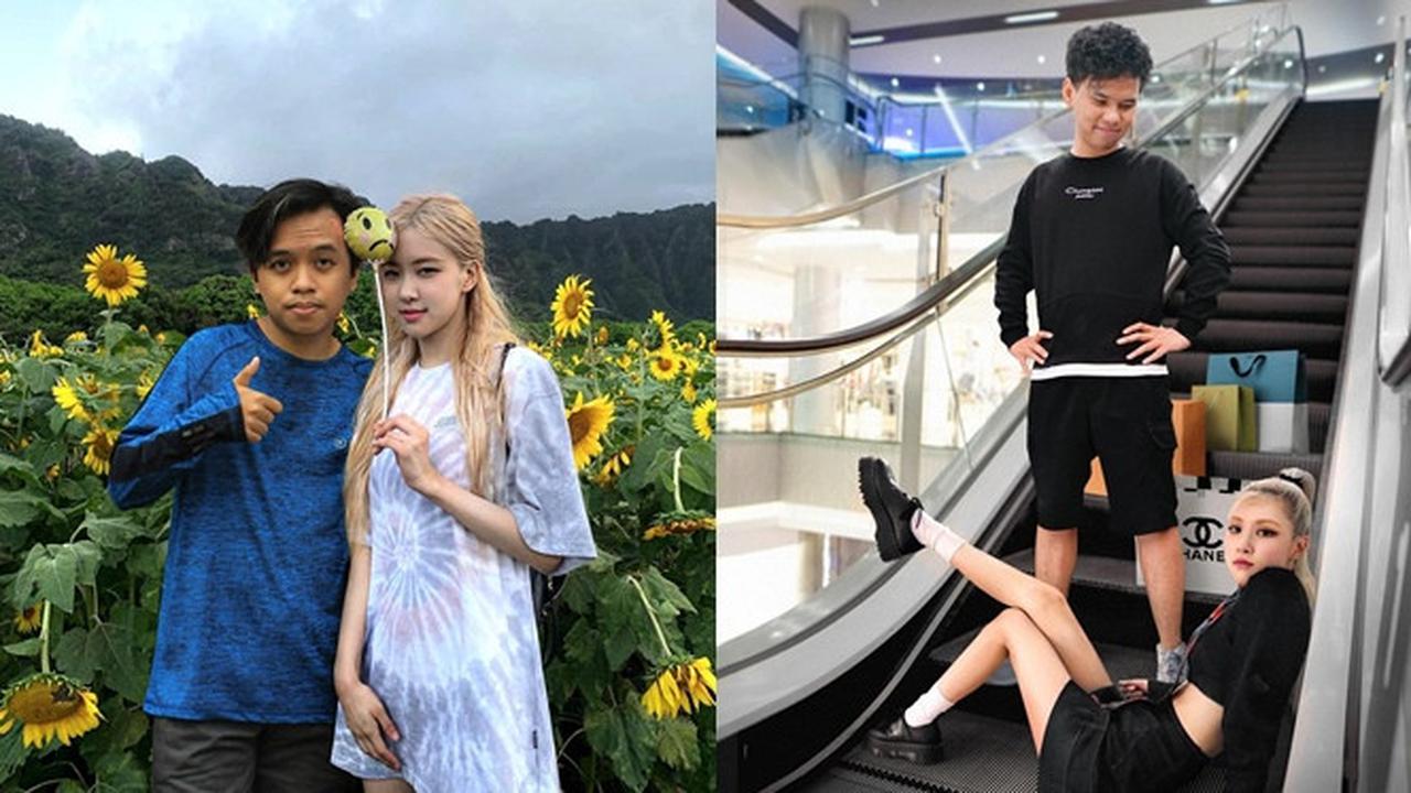 6 Editan Foto Pria Hangout Bareng Rose Blackpink Ini Halu Banget