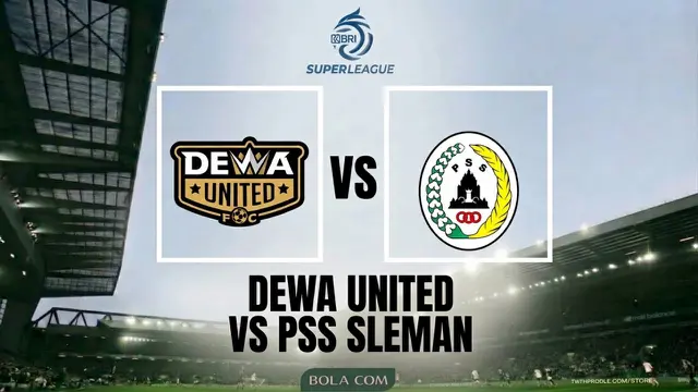 Ilustrasi Dewa United Vs PSS Sleman, BRI Super League