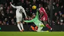 Gol Harry Wilson di babak pertama disamakan oleh Florian Wirtz di paruh kedua. (AP Photo/Alastair Grant)