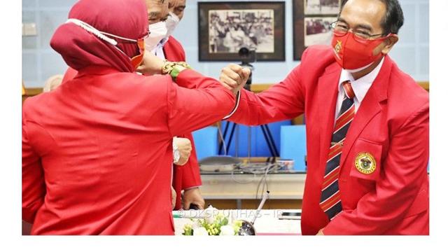 Jamaluddin Jompa, Rektor Baru Universitas Hasanuddin Periode 2022 - 2026.