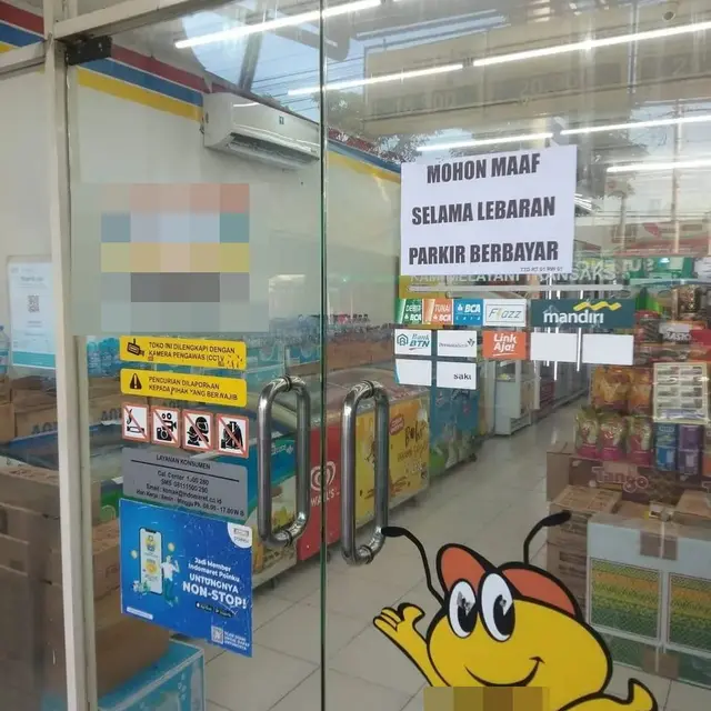 6 Tulisan Soal Tarif Parkir di Minimarket, Ada yang Gratis dan Tidak
