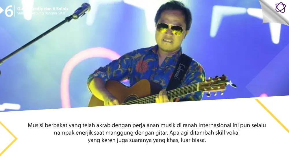 Glenn Fredly dan 6 Solois yang Manggung dengan Gitar. (Foto: Deki Prayoga/Bintang.com, Desain: Nurman Abdul Hakim/Bintang.com)