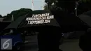 Aktivis Jaringan Solidaritas Korban untuk Keadilan menggelar aksi Kamisan ke-457 di depan Istana Merdeka, Jakarta, Kamis (1/9). (Liputan6.com/Gempur M Surya)