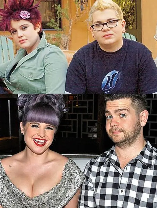 Kelly Osbourne (30) dan Jack Osbourne (29) yang merupakan anak dari Ozzy Osbourne. (via therichest.com)