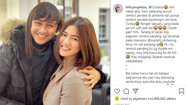 Felicya Angelista - Immanuel Caesar Hito (Foto: Instagram/@felicyangelista_)