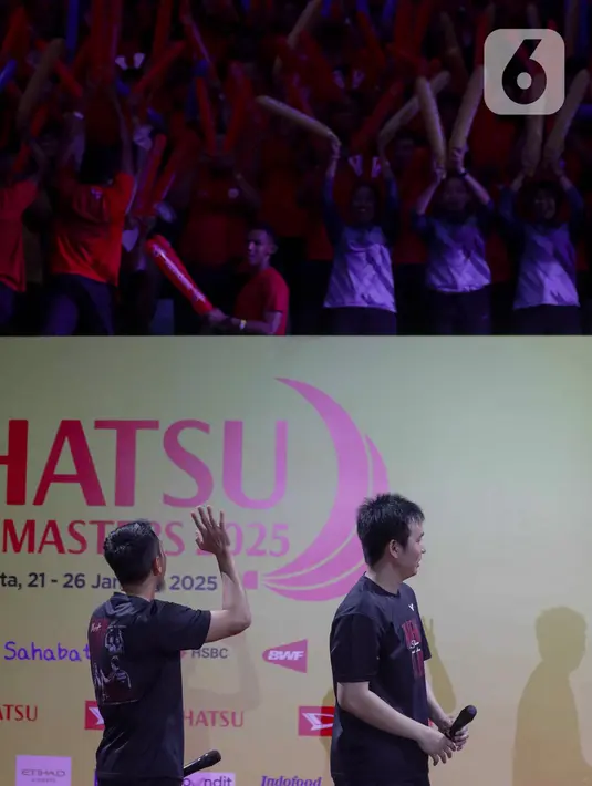 Ajang Indonesia Masters 2025 menjadi turnamen terakhir bagi Mohammad Ahsan/Hendra Setiawan. (Liputan6.com/Herman Zakharia)