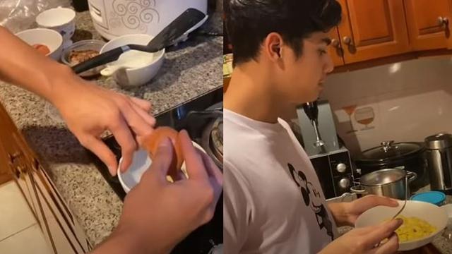 Seru Masak Sendiri, Ini 6 Momen Maia Estianty Sahur Bareng Al, El dan Dul