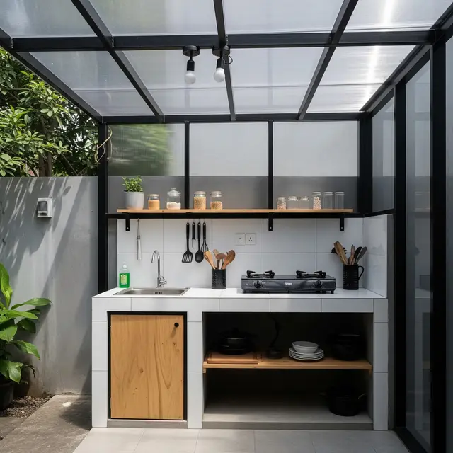 9 Model Atap Dapur Terbuka yang Tidak Panas Siang Hari, Solusi Nyaman dan Estetis