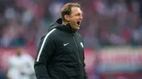 Pelatih RB Leipzig, Ralph Hasenhuttl. (AFP/Robert Michael)