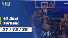 Berita video 10 aksi terbaik NBA 27 Desember 2020, salah satunya aksi slam dunk Mitchell Robinson