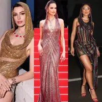 Anne Hathaway, Alessandra Ambrosio, dan Marion Jola. Foto: Instagram.