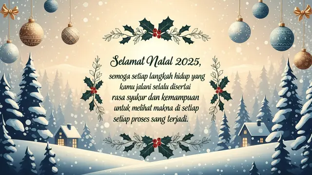 Ucapan Natal untuk Menjaga Persahabatan di Tahun 2025