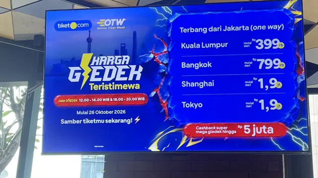 Tiket.com Kembali Hadirkan Online Tiket Week dengan Harga Gledek Teristimewa