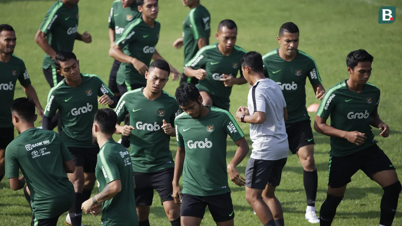 Latihan Timnas Indonesia