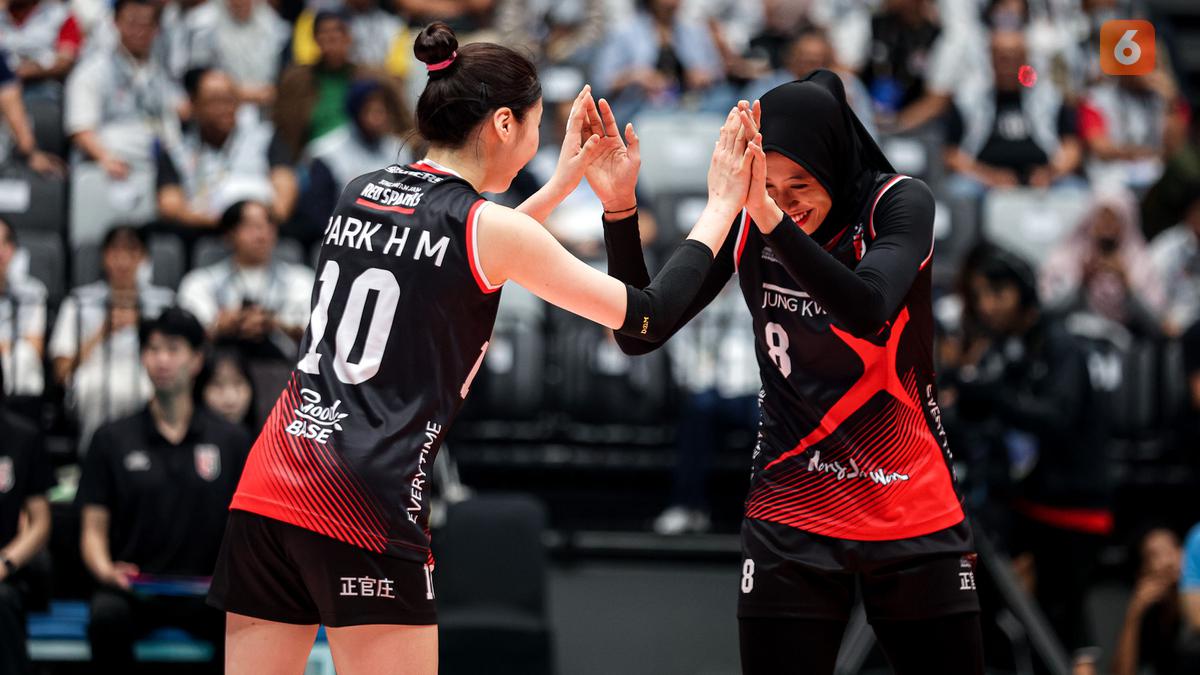 Hasil Liga Voli Korea Pink Spiders vs Red Sparks: Comeback Dramatis Megawati Hangestri dkk Berakhir Tragis