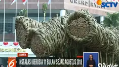 Pembongkaran instalasi bambu "Getih-Getah" mengundang berbagai respon masyarakat.