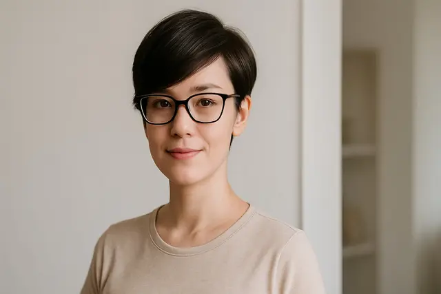1. Pixie Cut Asimetris