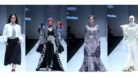 Berikut aksi busana penuh warna dari empat desainer tanah air pada gelaran fashion show JFW 2018. (Foto: Feminagroup)