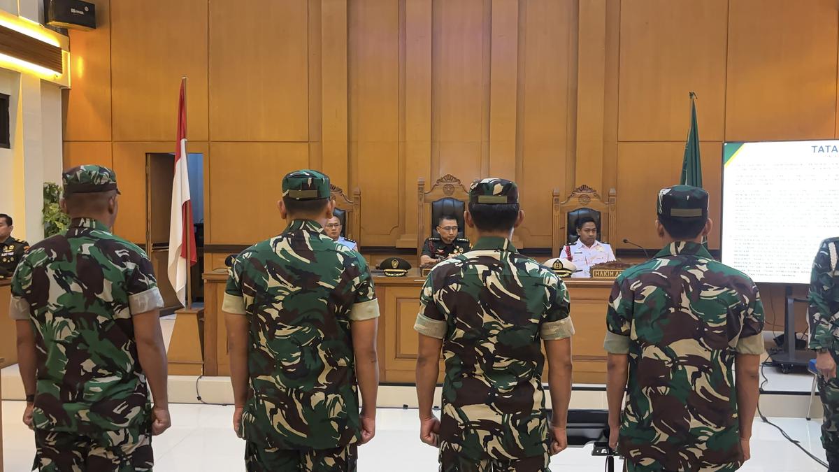 4 TNI Penyiraman Air Keras ke Andrie Yunus Hadapi Vonis Hari Ini