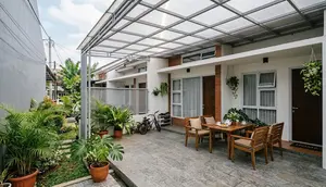 7 Desain Teras Rumah Berdempetan agar Sirkulasi Udara Lancar, Trik Cerdas di Lahan Sempit