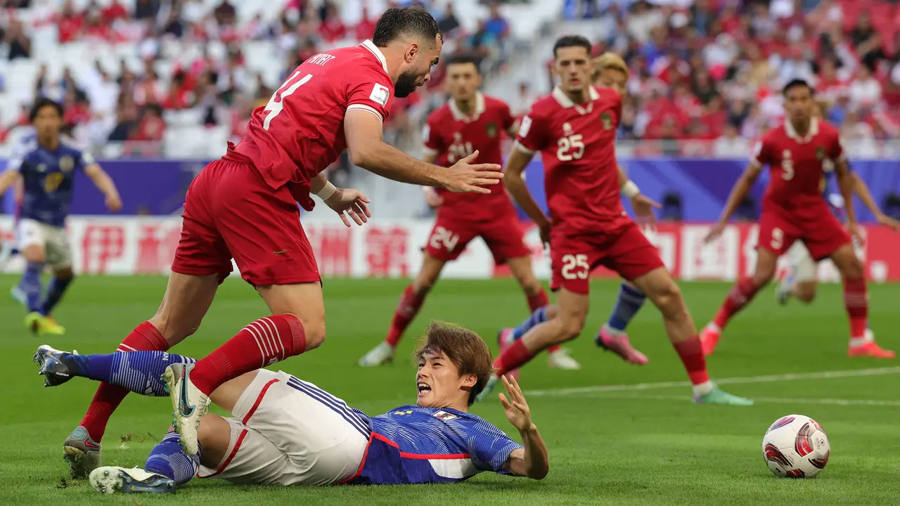 Foto: Ditaklukkan Jepang, Nasib Timnas Indonesia Ditentukan Bahrain dan Oman untuk Lolos ke Babak 16 Besar Piala Asia 2024