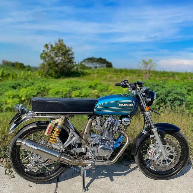 10 Potret Modifikasi Honda CB Herex Style, Ciri Khas Modif Klasik Ala Jawa Tengah-Jawa Timur