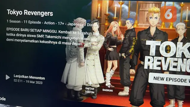 Tokyo Revengers Season 2 Episode 11 sudah tayang di Disney Plus Hotstar.