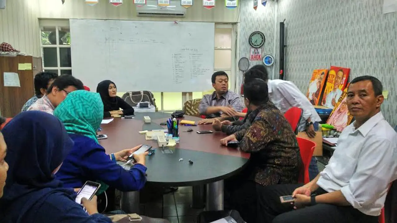 Nusron Wahid menyambangi markas temanAhok