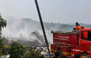 Kebakaran Eks TPA Panembong Subang Sudah Sepekan, Ini Penyebabnya