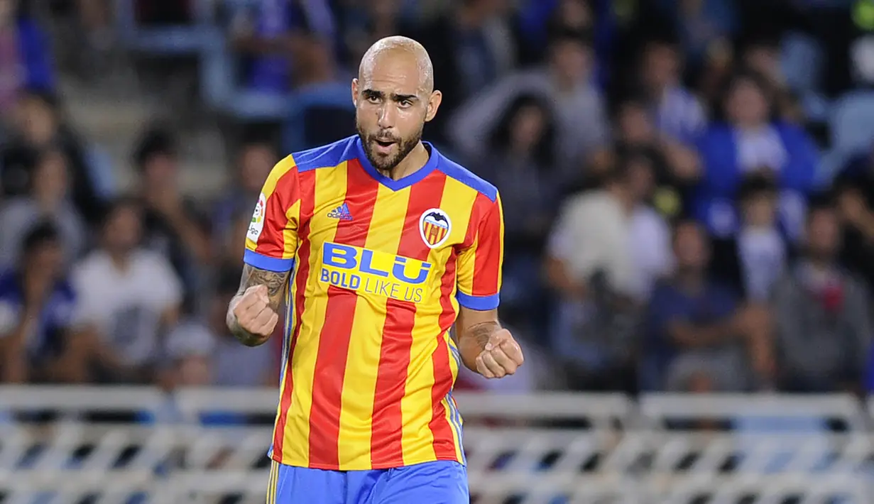 3. Simone Zaza (Valencia) - 6 Gol. (AFP/Ander Gillenea)