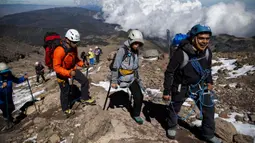 Gunung berapi Pico de Orizaba memiliki ketinggian 5.636 m. (Rodrigo Oropeza/AFP)
