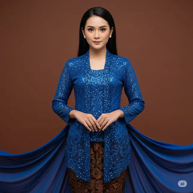 Model Baju Brokat Bangkok Terbaru. Foto: Gemini