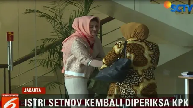 Reaksi Istri Setya Novanto Usai Diperiksa KPK