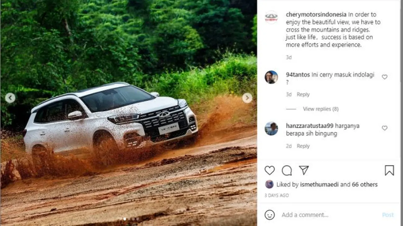 Merek Mobil Cina Chery Siap Punya tim R&D di Indonesia (Ist)