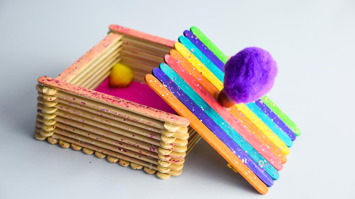 Cara Membuat Rumah Dari Stik Es Krim Yang Berwarna Simple Banget Hot