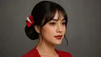 7 Model Sanggul Modern dengan Poni untuk HUT RI ke-80, Anggun dan Kekinian