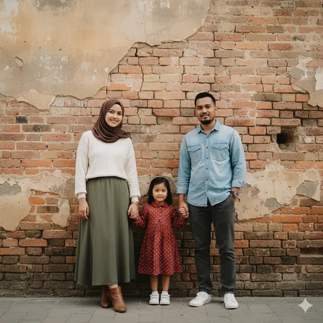 Prompt AI Foto Keluarga Muslim